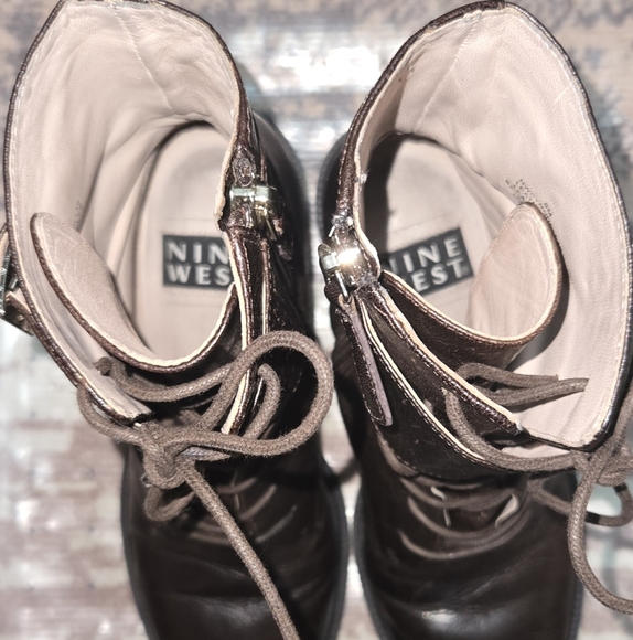 Nine west fynndelle lace up booties - Picture 8 of 9